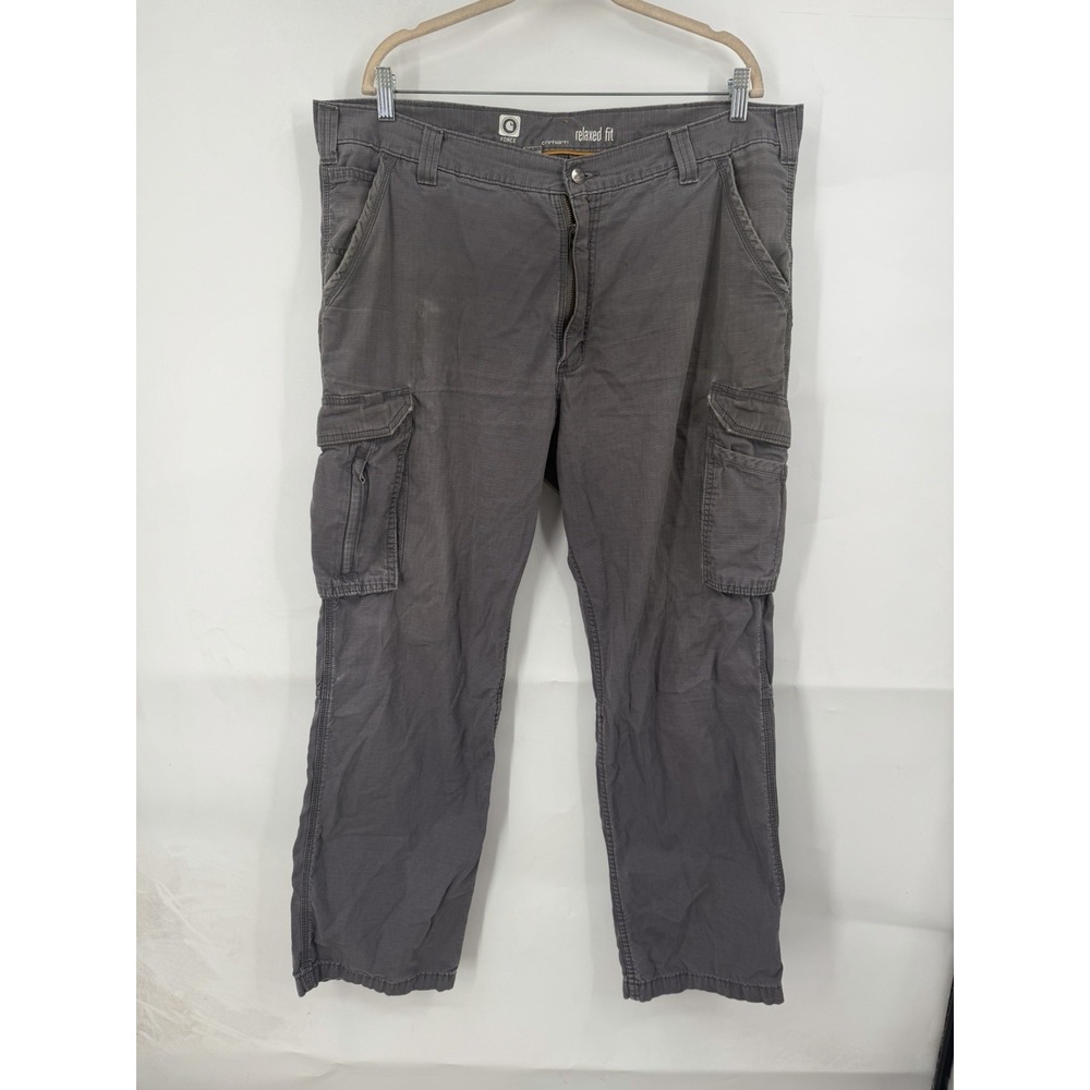Carhartt Relaxed Fit G Force Straight Leg Cargo Pant Men 40X32 Grey Ribstop